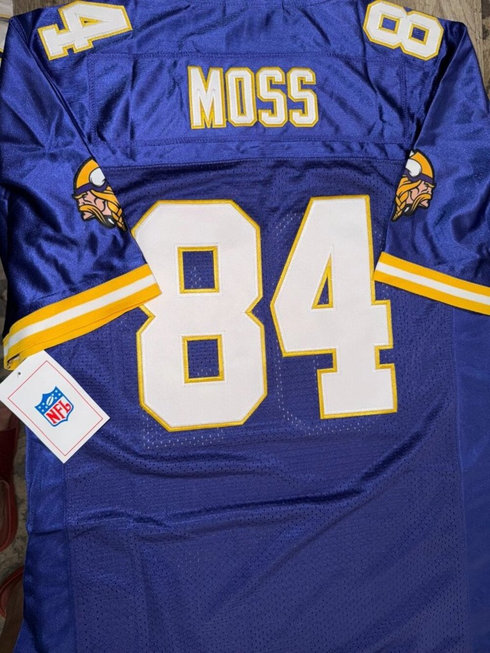 Randy Moss Purple Stitched Jersey